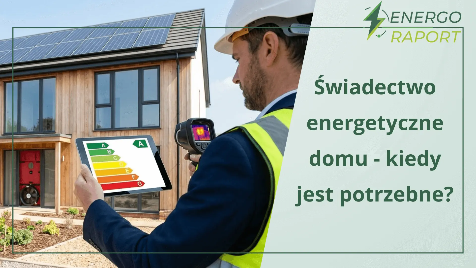 Świadectwo energetyczne domu - kiedy jest potrzebne?