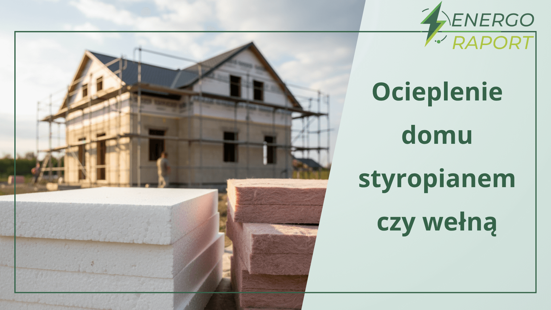 Ocieplenie domu styropianem czy wełną - porównanie