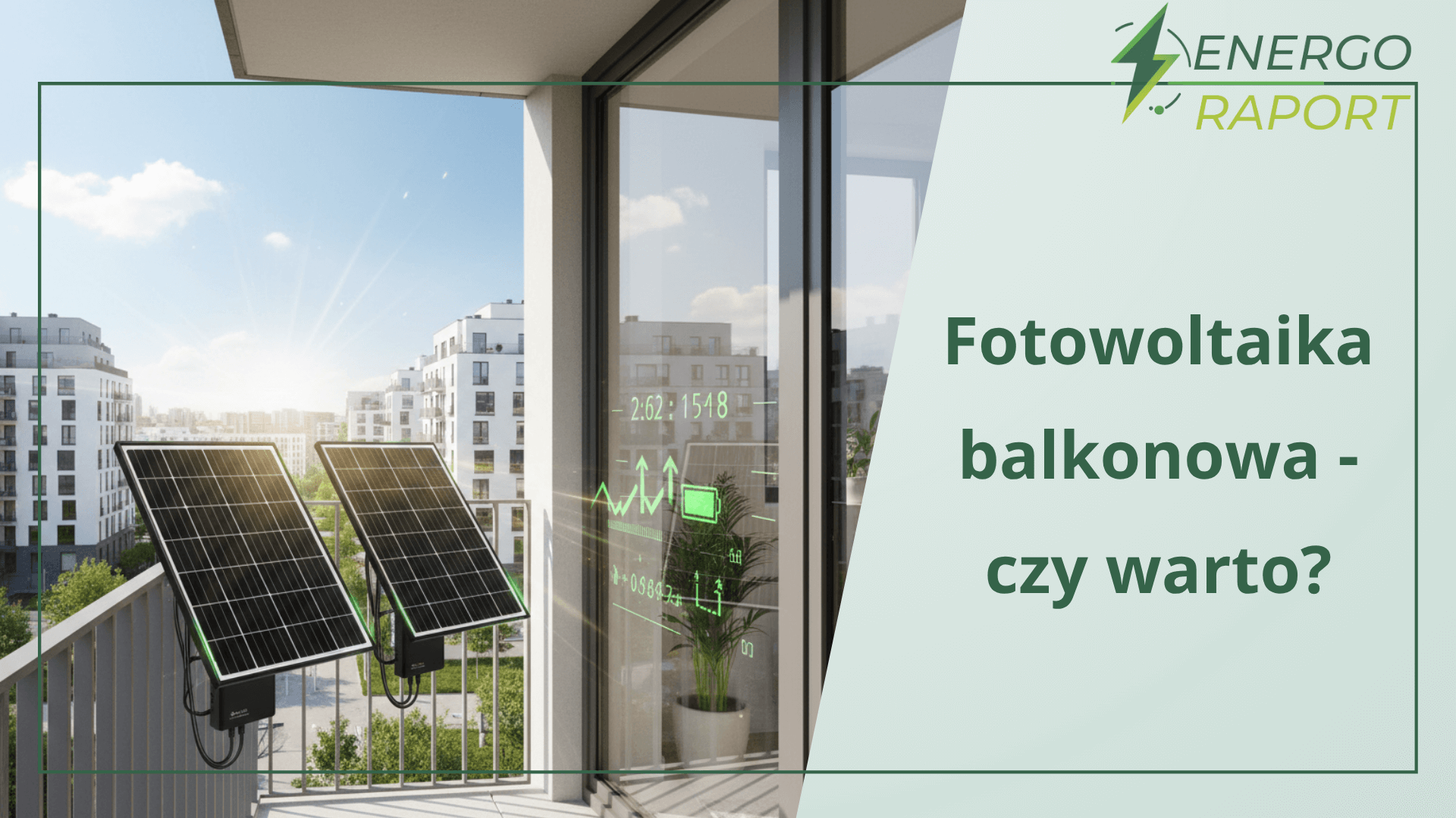Fotowoltaika balkonowa - czy warto?