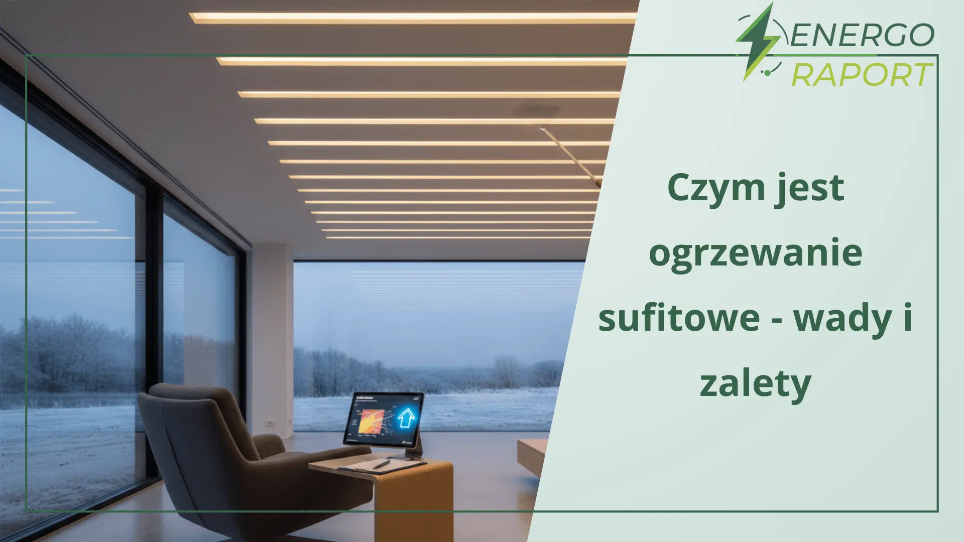 Czym jest ogrzewanie sufitowe - wady i zalety