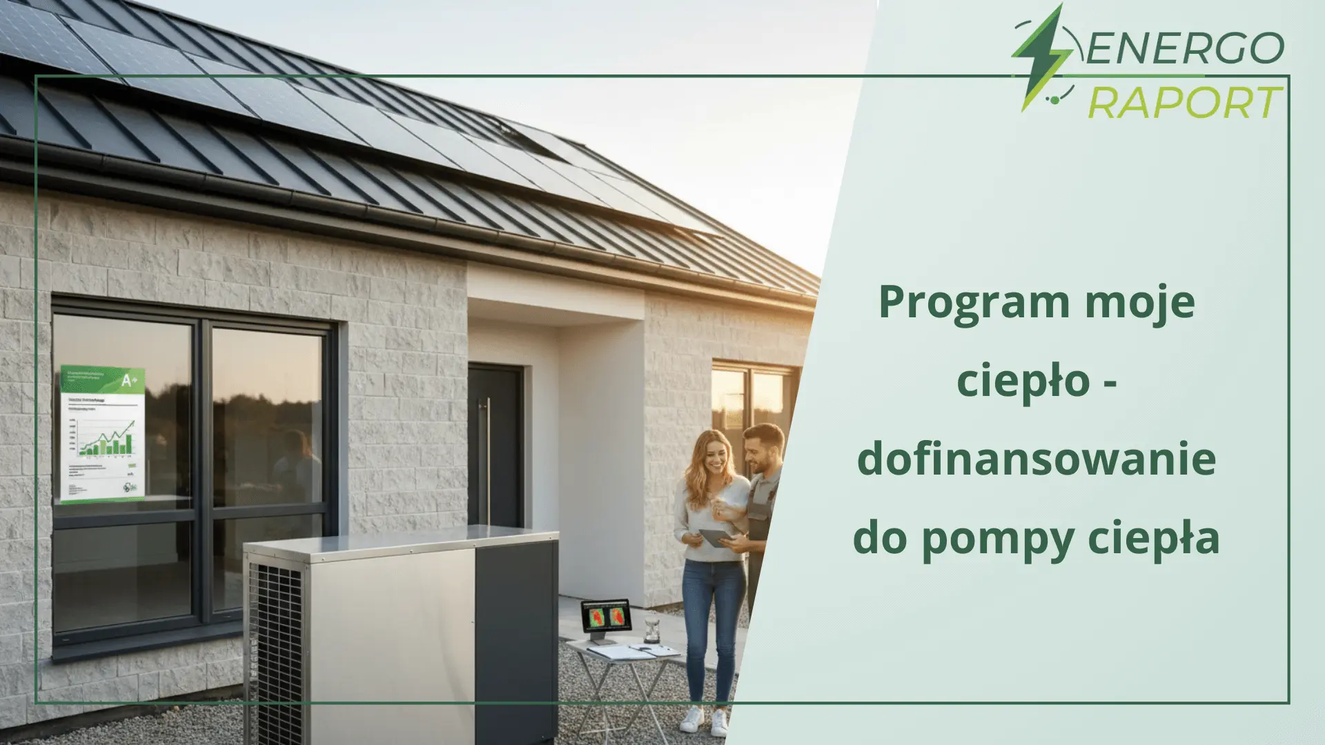 Program moje ciepło - dofinansowanie do pompy ciepła